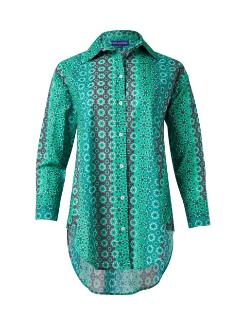 Product image - Ro's Garden - Paloma Green Print Cotton Blouse
