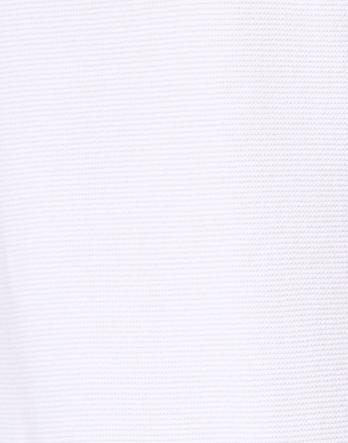 Fabric image - Kinross - White Cotton Garter Stitch Sweater
