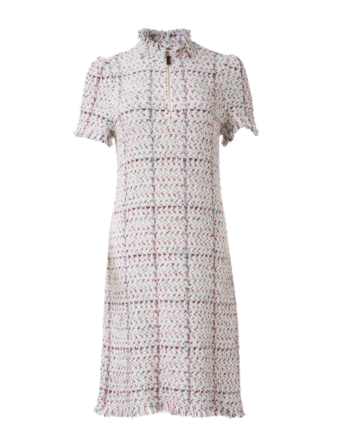 Product image - Marc Cain - White Tweed Zipper Front Dress