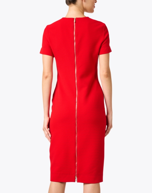 Back image - BOSS Hugo Boss - Dixetta Red Sheath Dress