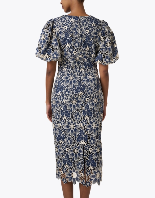 Back image - Shoshanna - Louisa Navy Lace Dress
