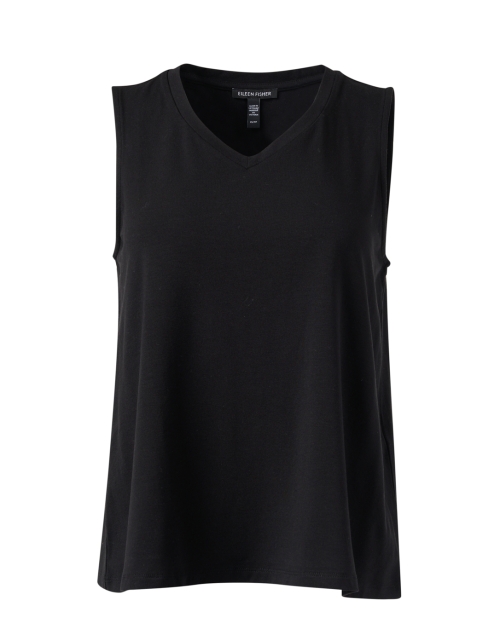 Product image - Eileen Fisher - Black Stretch Jersey Tank