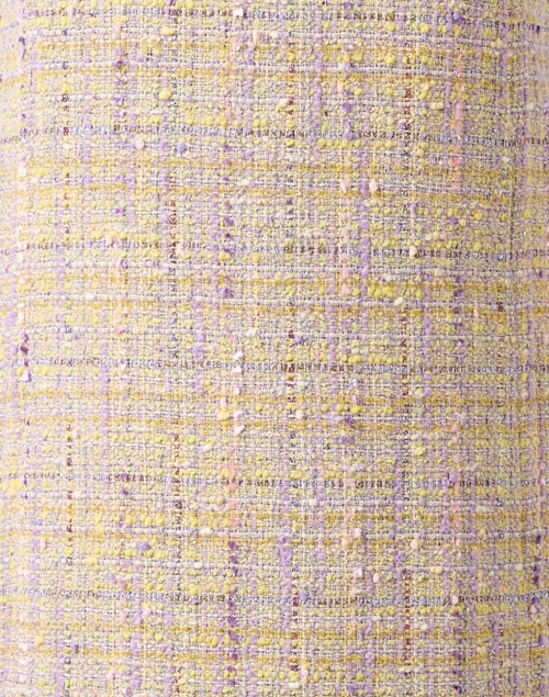 Fabric image - St. John - Yellow and Lavender Tweed Dress