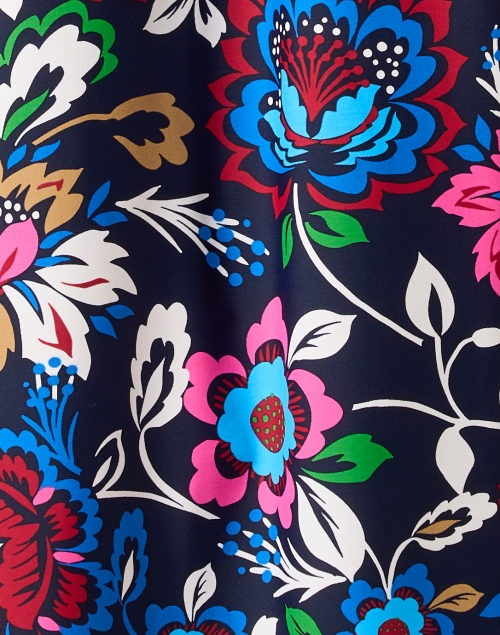 Fabric image - Jude Connally - Kerry Navy Floral Printed Dress