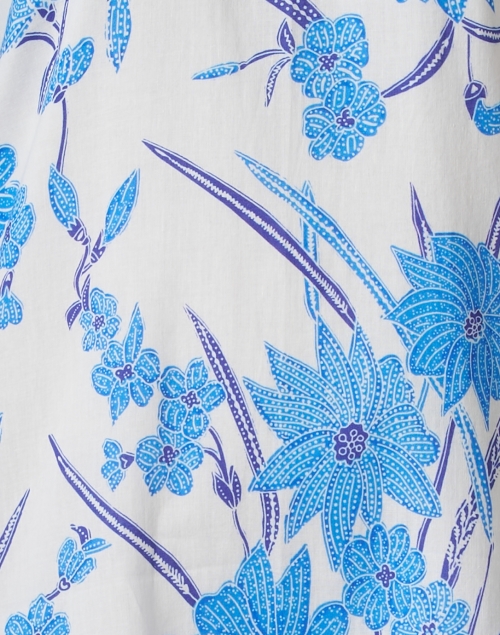 Fabric image - Bella Tu - Blue and White Print Dress