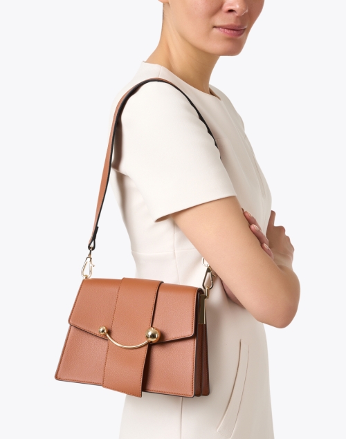 Tan Leather Shoulder Bag