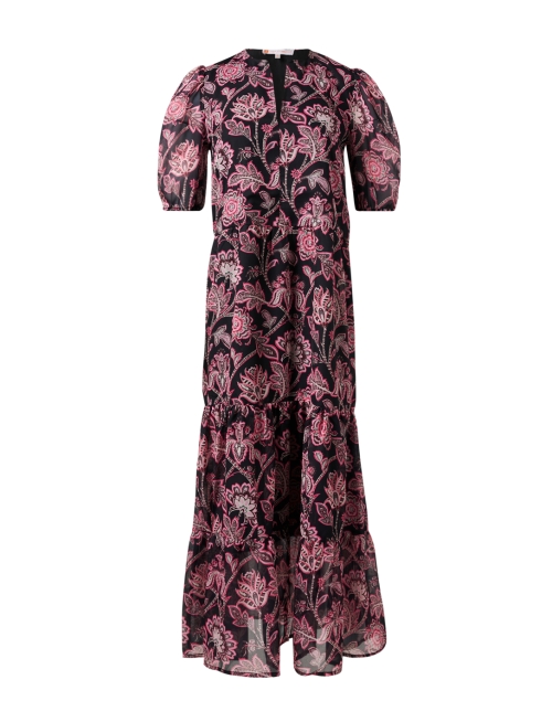 Product image - Jude Connally - Jordana Black and Pink Print Cotton Dress