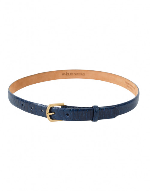 Product image - W. Kleinberg - Pacific Blue Ostrich Belt