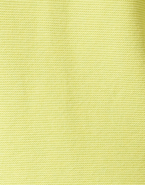 Kinross - Yellow Cotton Garter Stitch Sweater