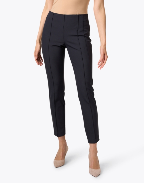 Front image - Lafayette 148 New York - Gramercy Blue Stretch Ankle Pant