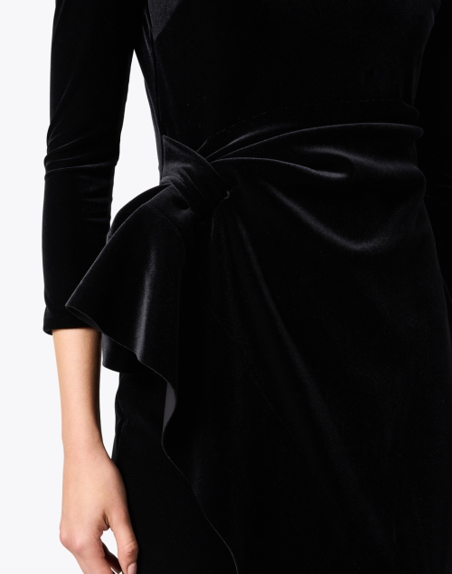 Extra_1 image - Chiara Boni La Petite Robe - Maly Black Velvet Dress