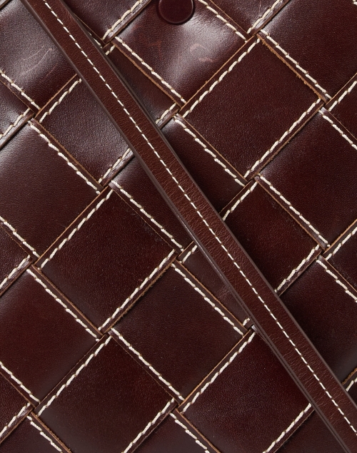 Fabric image - Loeffler Randall - Mackenzie Brown Woven Leather Bag