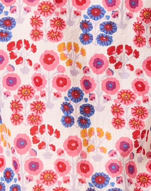 Fabric image - Ro's Garden - Pepper Pink Multi Floral Cotton Blouse