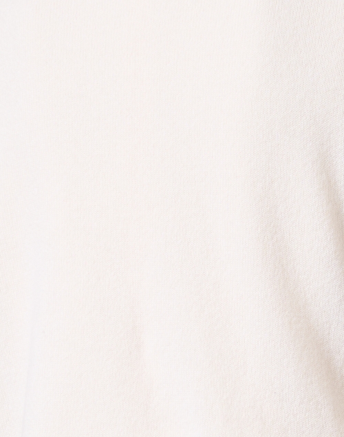 Fabric image - Kinross -  Ivory Cashmere Cropped Cardigan