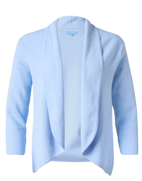 Product image - Burgess - Ellie Blue Cotton Cashmere Cardigan