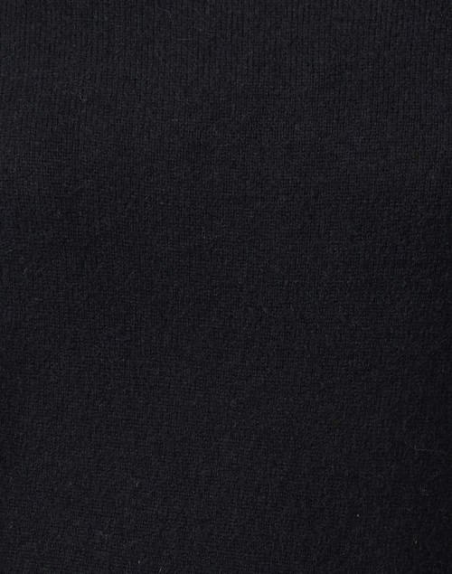 Fabric image - White + Warren - Black Cashmere Elbow Sleeve Top