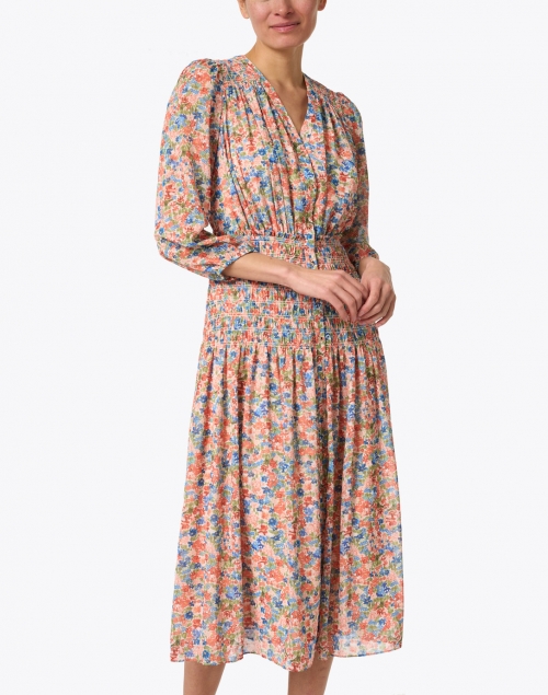 Shoshanna - Aurora Peach Floral Dress