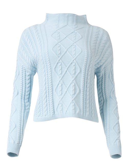 Product image - Burgess - Trudy Blue Cotton Cashmere Sweater