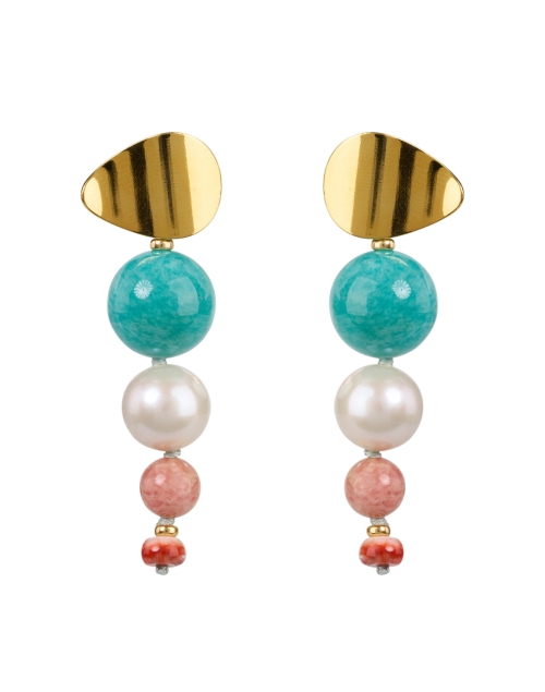 Product image - Lizzie Fortunato - Pego Stone Drop Earrings