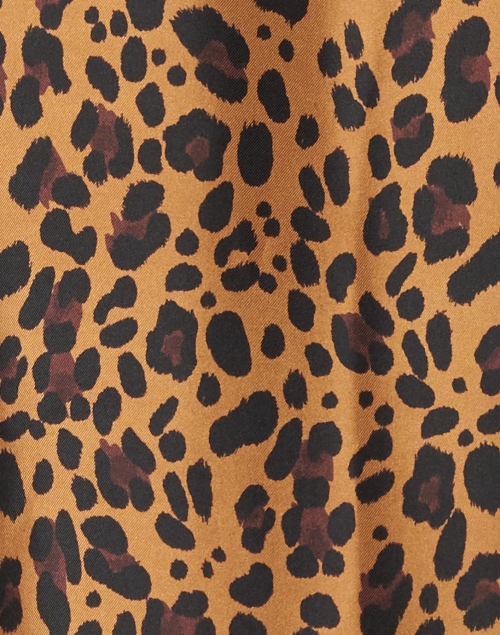 Fabric image - Rosso35 - Brown Animal Print Silk Twill Dress