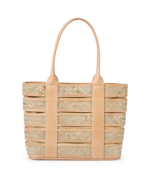Product image - Bembien - Lucia Tan Rattan and Leather Shoulder Bag