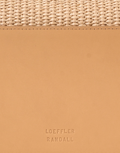 Fabric image - Loeffler Randall - Desi Straw and Leather Crossbody Bag