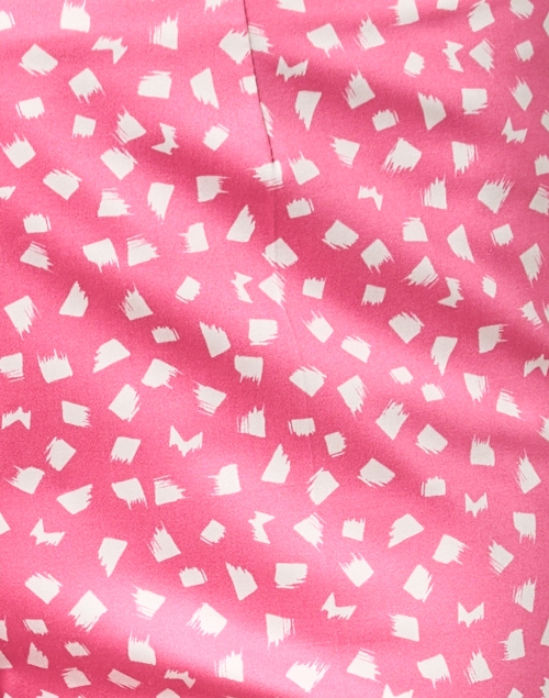 Fabric image - Piazza Sempione - Audrey Pink Print Capri Pant