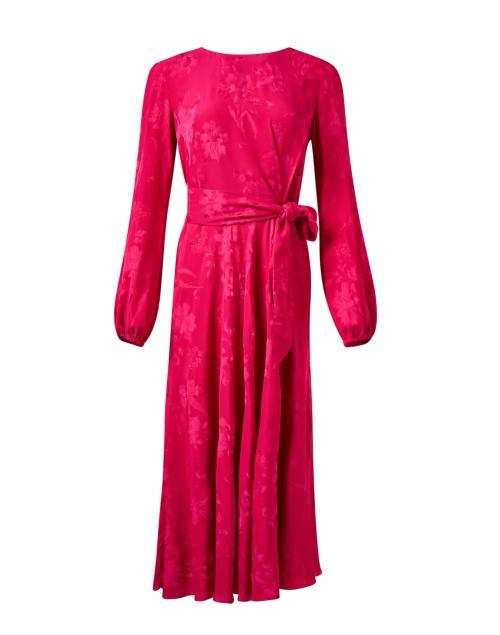 Product image - Santorelli - Callie Magenta Floral Jacquard Dress