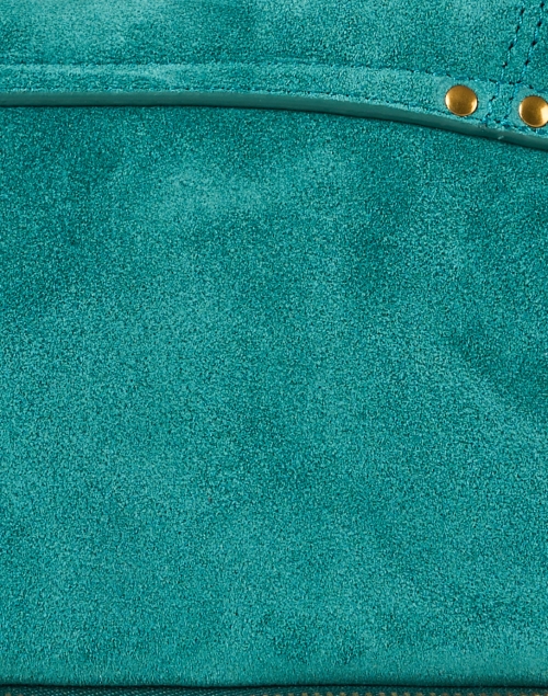 Fabric image - Jerome Dreyfuss - Bobi Turquoise Suede Crossbody Bag