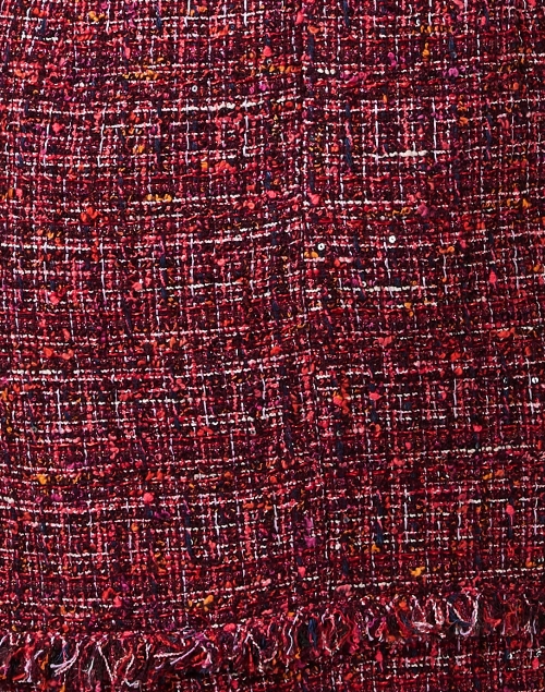 Fabric image - Santorelli - Melania Magenta Tweed Shift Dress