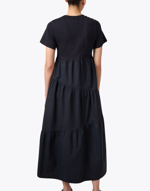 Back image - Boss - Ensi Black Tiered Cotton Dress
