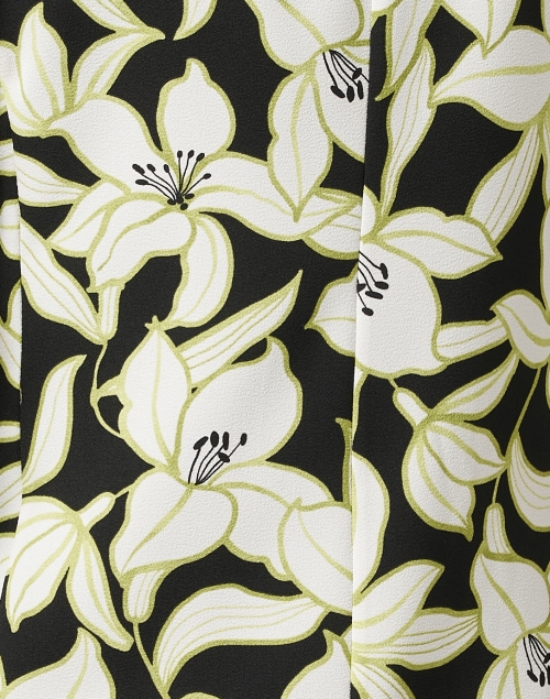 Fabric image - Max Mara Studio - Ocroma Black Print Stretch Jacket