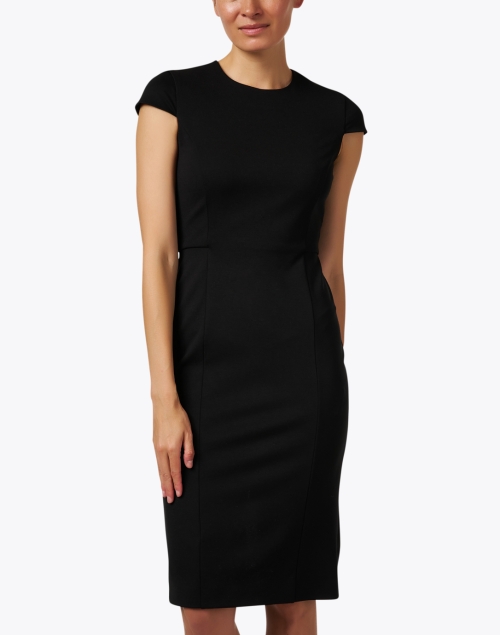 Front image - Piazza Sempione - Black Sheath Dress