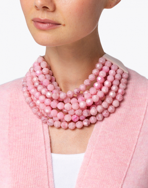 Bella Pink Two-Tone Necklace