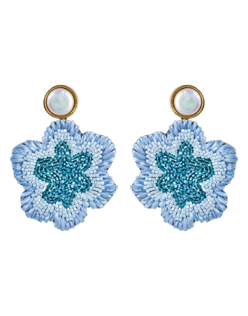 Product image - Mignonne Gavigan - Aamir Blue Floral Drop Earrings