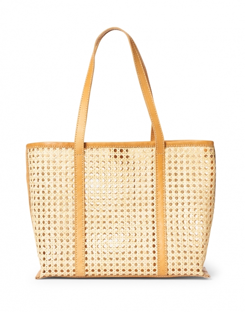 Product image - Bembien - Margot Natural Rattan and Caramel Leather Tote