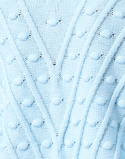 Fabric image - Kinross - Blue Cotton Textured Cardigan
