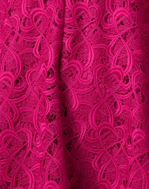 Fabric image - Shoshanna - Everlie Magenta Lace Dress