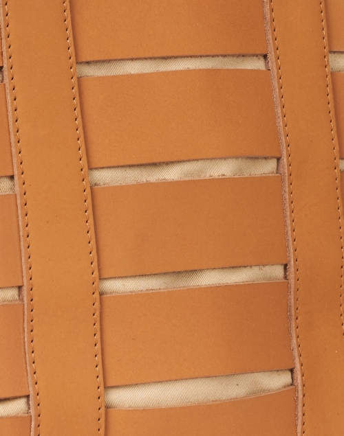Fabric image - Bembien - Lucia Caramel Leather Panels Shoulder Bag