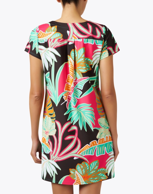 Back image - Jude Connally - Ella Multi Tropical Print Dress
