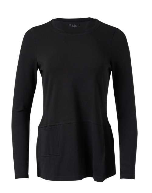Product image - E.L.I. - Black Pima Cotton Tunic