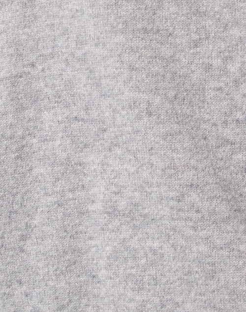 Fabric image - Repeat Cashmere - Grey Cashmere Faux Wrap Sweater