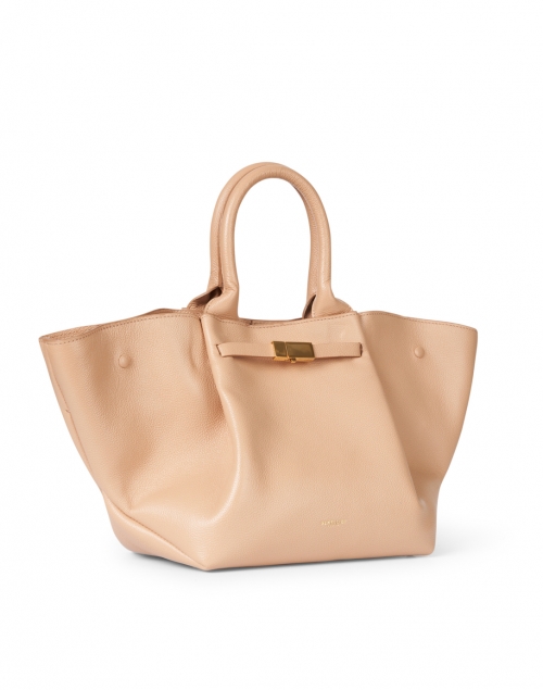 Front image - DeMellier - Midi New York Tan Leather Tote