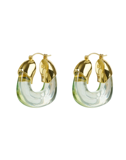 Product image - Lizzie Fortunato - Green Organic Hoop Earrings