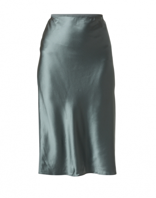 Joseph - Isaak Deep Green Silk Satin Skirt 