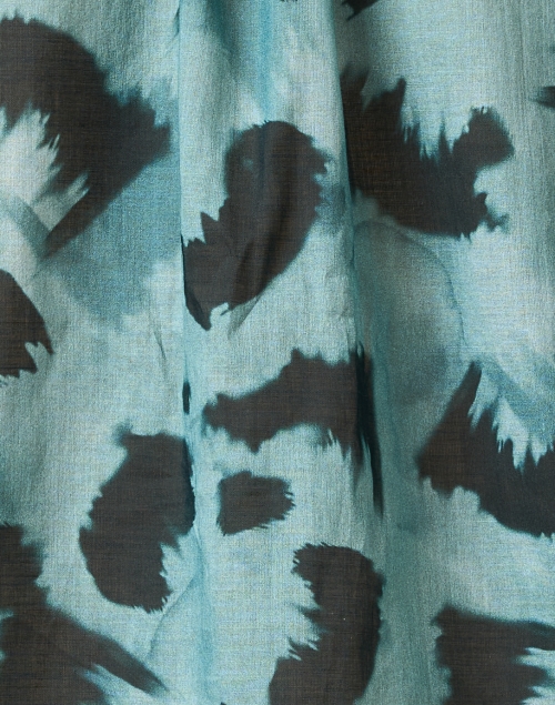 Fabric image - Finley - Morrisey Green and Black Cotton Voile Blouse