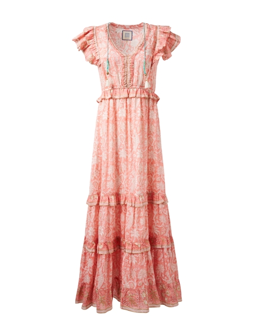 Product image - Bell - Paris Peach Floral Cotton Silk Dress