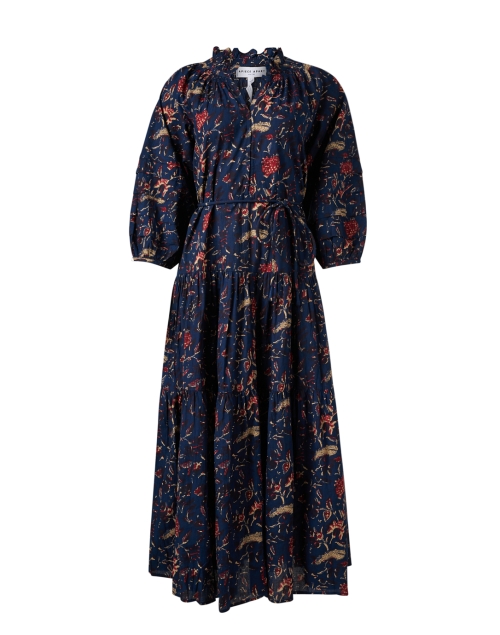 Product image - Apiece Apart - Trinidad Blue Multi Print Cotton Dress
