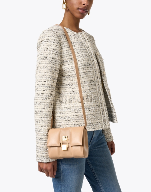Look image - DeMellier - Mini Alexandria Tan Leather Crossbody Bag