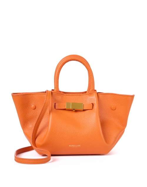 Extra_1 image - DeMellier - Mini New York Orange Leather Bag
